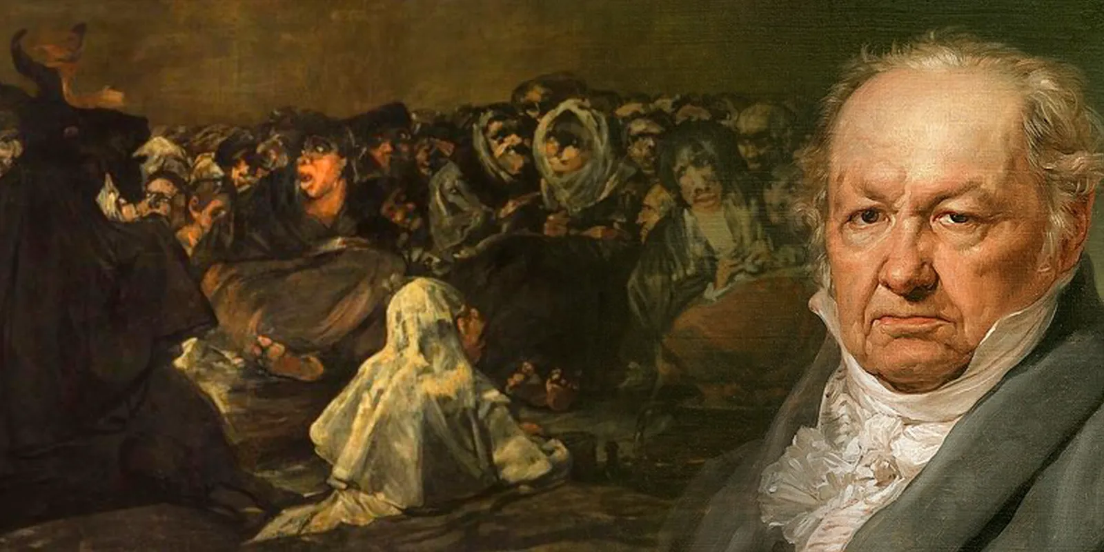 Goya reunión nocturna de brujas
