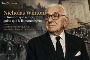 Nicholas Winton, protagonista del artículo El hombre que nunca quiso que le llamaran héroe