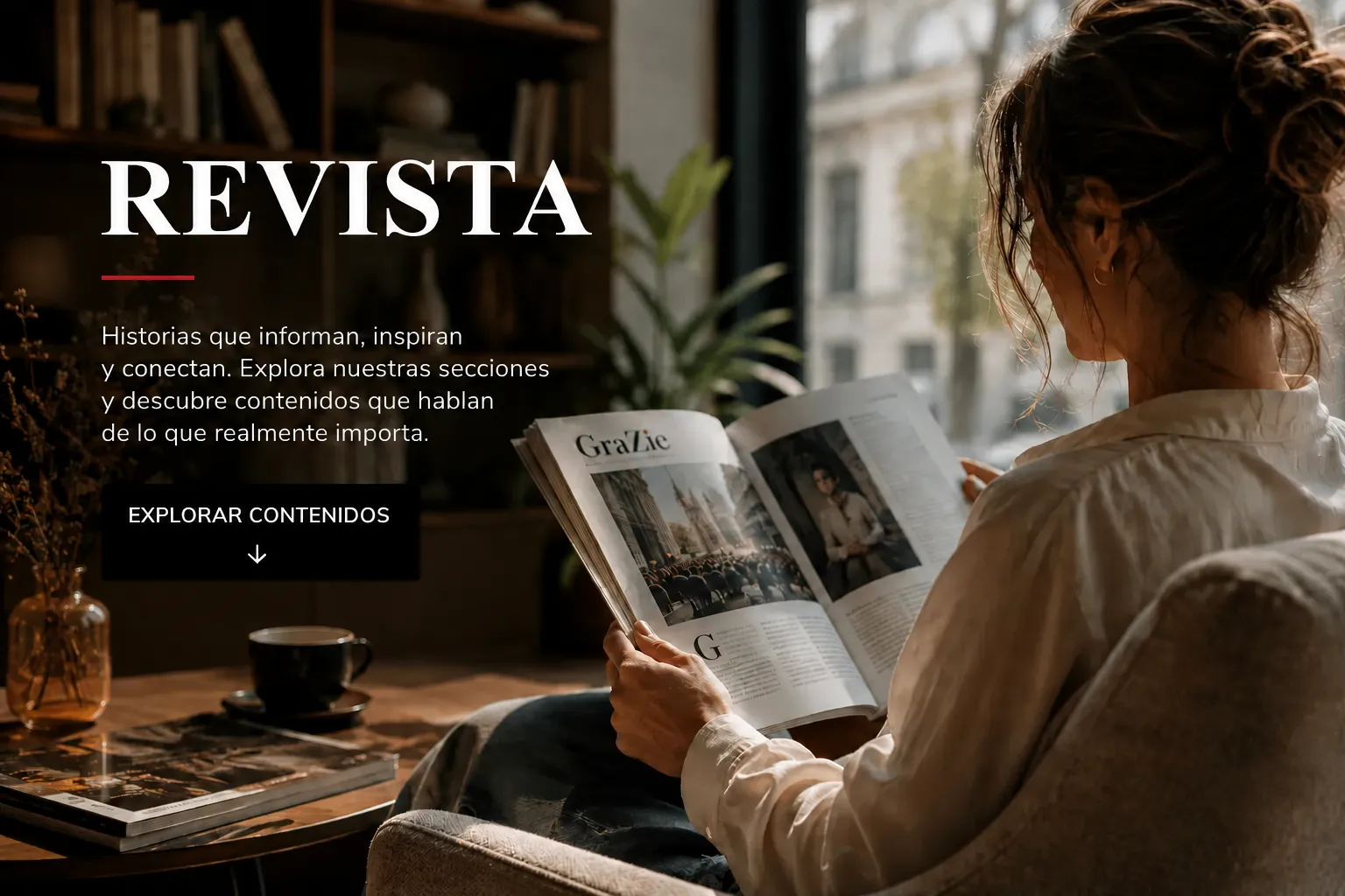 Revista GraZie Magazine sobre actualidad, cultura, estilo y bienestar