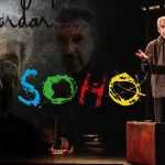 Montaje del Teatro del Soho con Antonio Banderas y José Sacristán durante la presentación de la temporada teatral 2026 en Málaga.