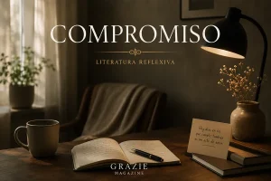 Portada de COMPROMISO, una pieza de Literatura Reflexiva de GraZie Magazine