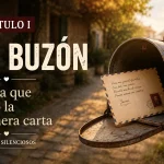 Buzón antiguo con una carta en su interior al atardecer, portada del capítulo I de El buzón.