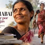 Ramabai Ranveer corriendo descalza con sus chancletas en la mano por sus hijas