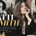 Retrato artístico de Patti Smith, poeta y cantante, para GraZie Magazine.